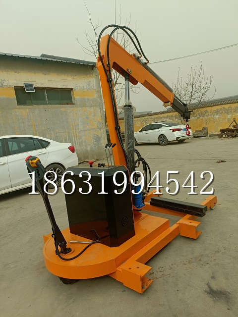 永年区自卸车厢随车吊 自制轮式四不像起重机 四驱平板吊 5吨 贵盛